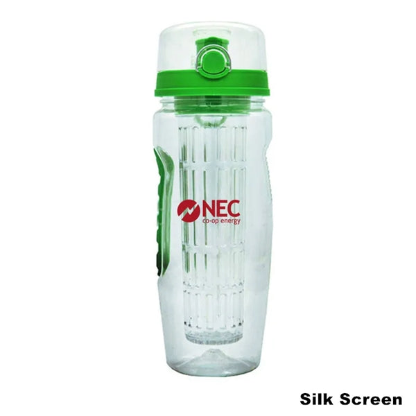 32 oz Fruit Infusion Tritan Bottle Drink Mixer Flip Top