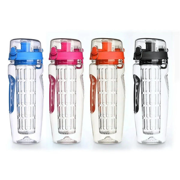 32 oz Fruit Infusion Tritan Bottle Drink Mixer Flip Top