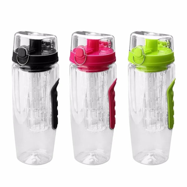 32 oz Fruit Infusion Tritan Bottle Drink Mixer Flip Top