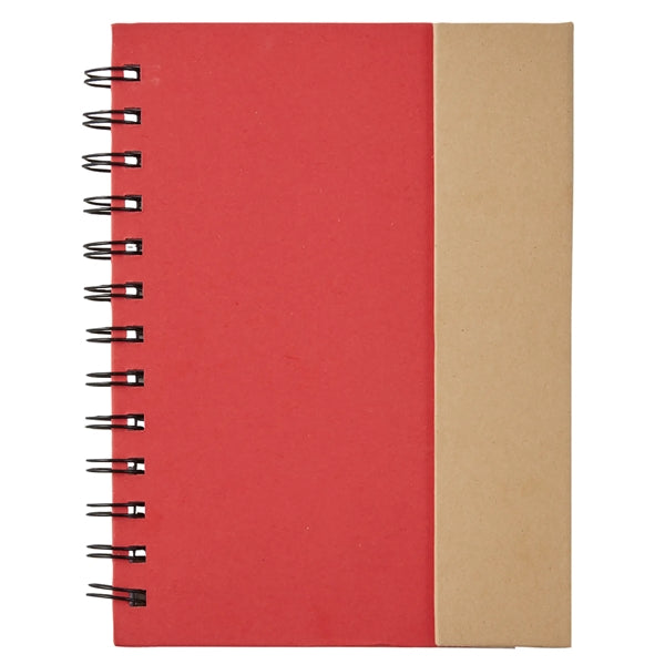 Eco Magnetic Notebook with Sticky Notes & Pen
