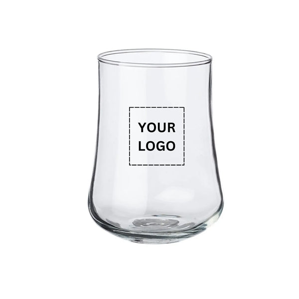 Elegant Rose Bud Stemless Glass, 15.5 oz.