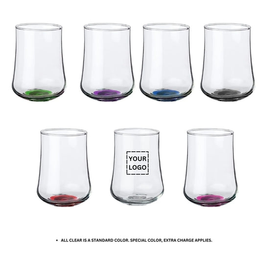 Elegant Rose Bud Stemless Glass, 15.5 oz.