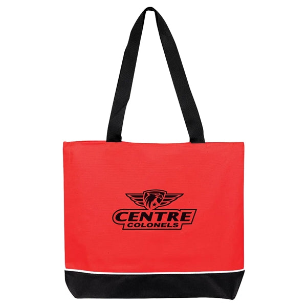 Zipper Shoulder Tote Bag