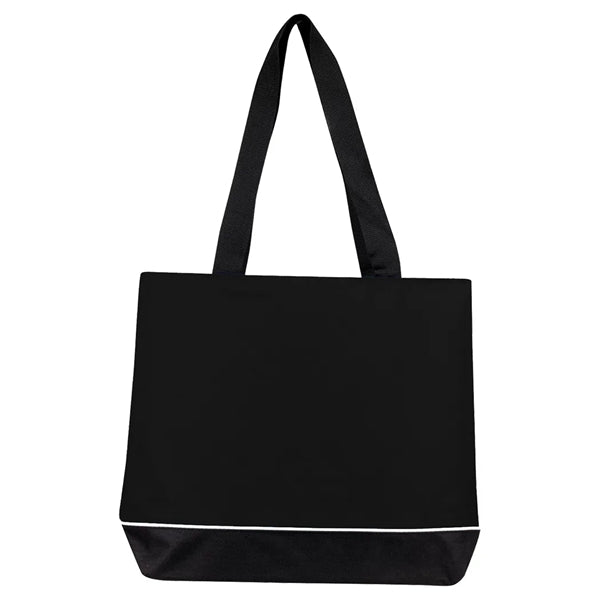 Zipper Shoulder Tote Bag