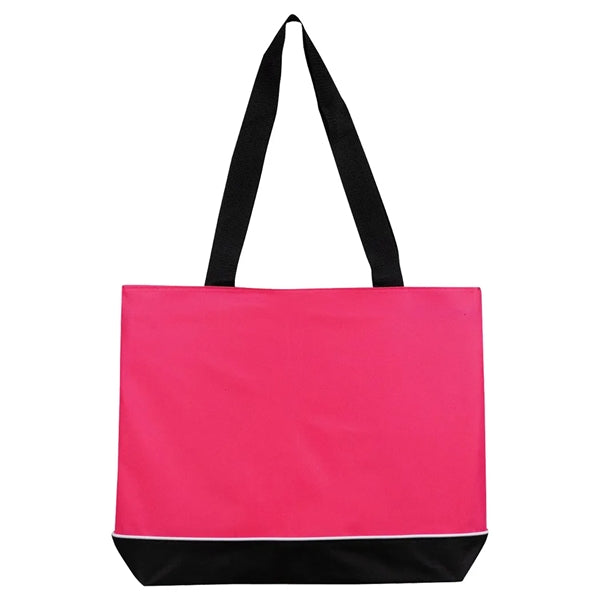 Zipper Shoulder Tote Bag