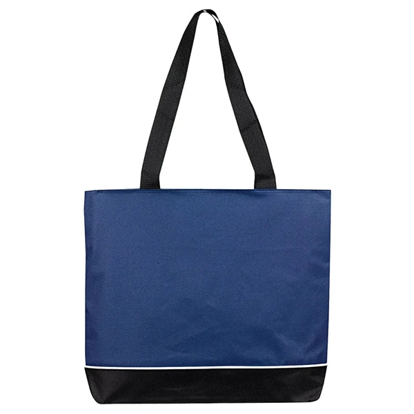 Zipper Shoulder Tote Bag