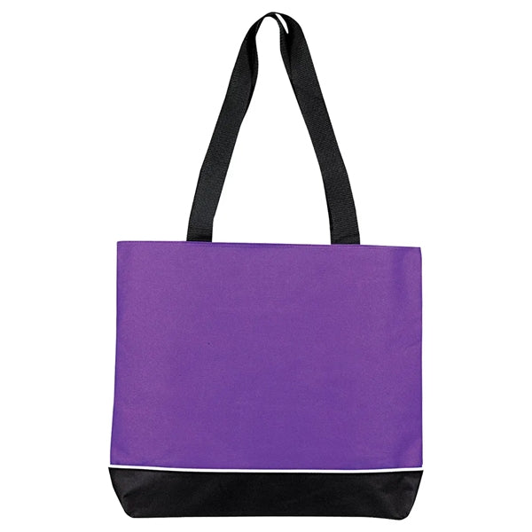 Zipper Shoulder Tote Bag