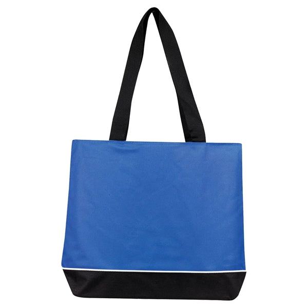 Zipper Shoulder Tote Bag