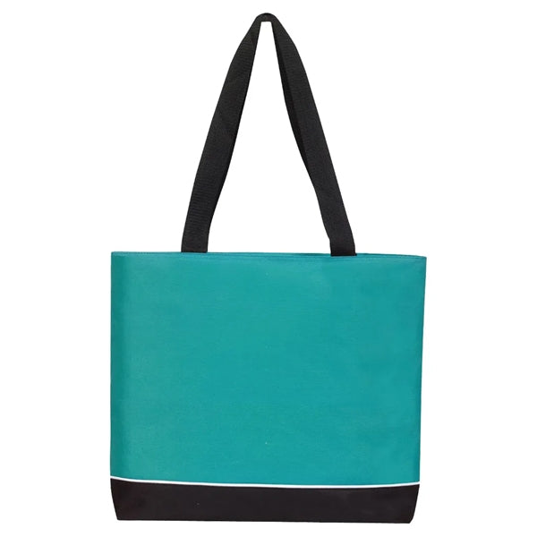 Zipper Shoulder Tote Bag