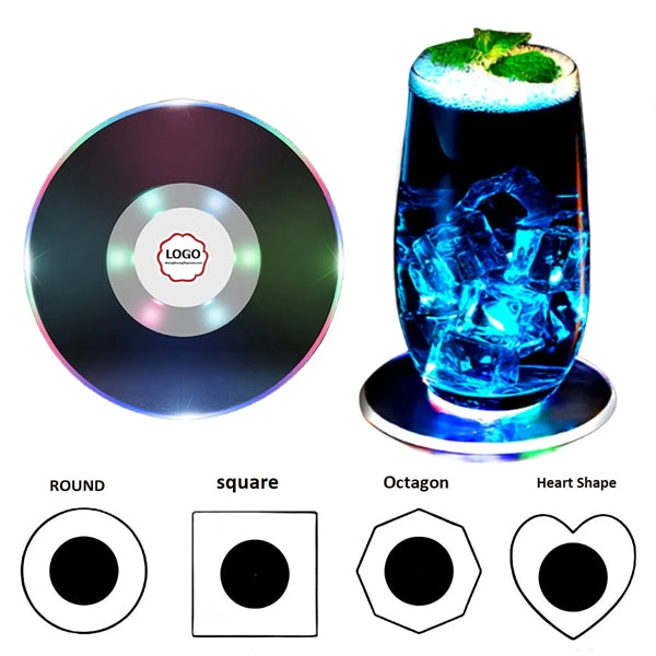 Colorful Luminous LED Cocktail Coaster