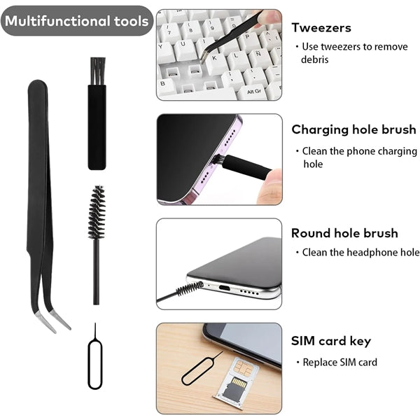 18 in 1 Camera Cleaner Brush Kit Electronic Cleaning Tools