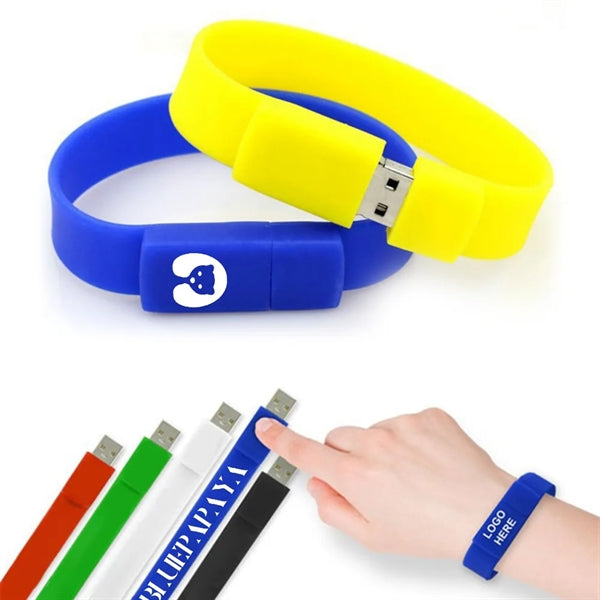 Colored Wrist Silicone USB/FLASH DRIVES