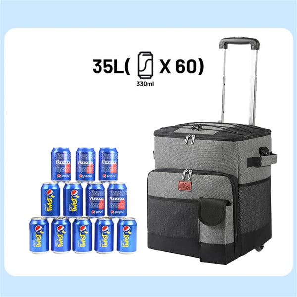 Portable Rolling Cooler Bag