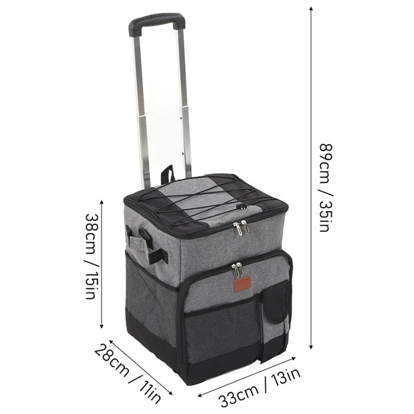 Portable Rolling Cooler Bag