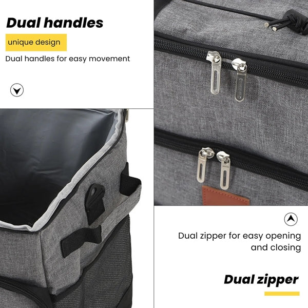 Portable Rolling Cooler Bag