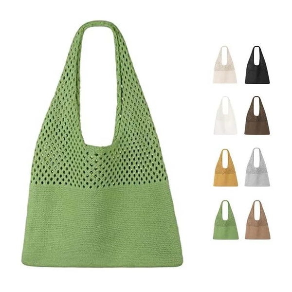 Crochet Mesh Beach Tote Bag