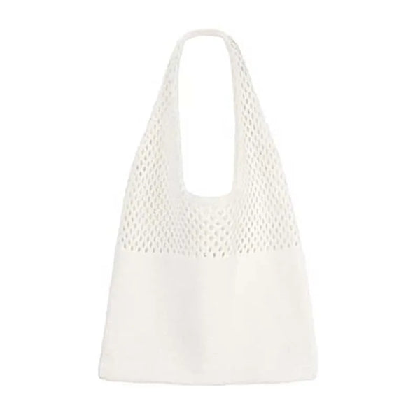 Crochet Mesh Beach Tote Bag
