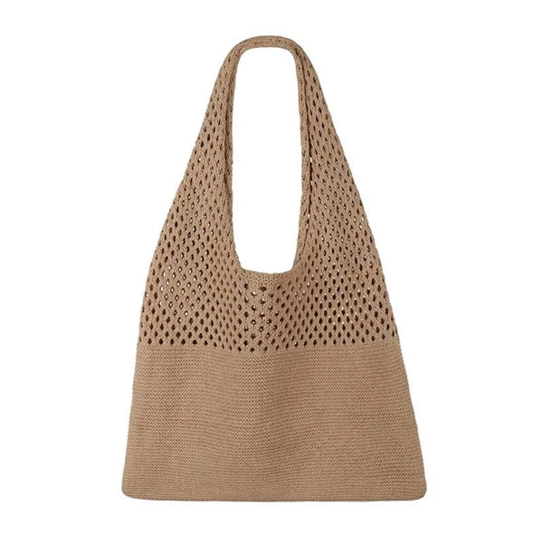Crochet Mesh Beach Tote Bag