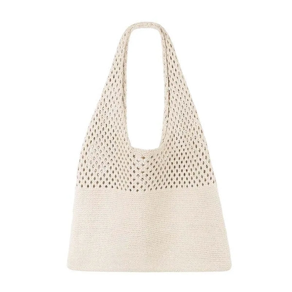 Crochet Mesh Beach Tote Bag