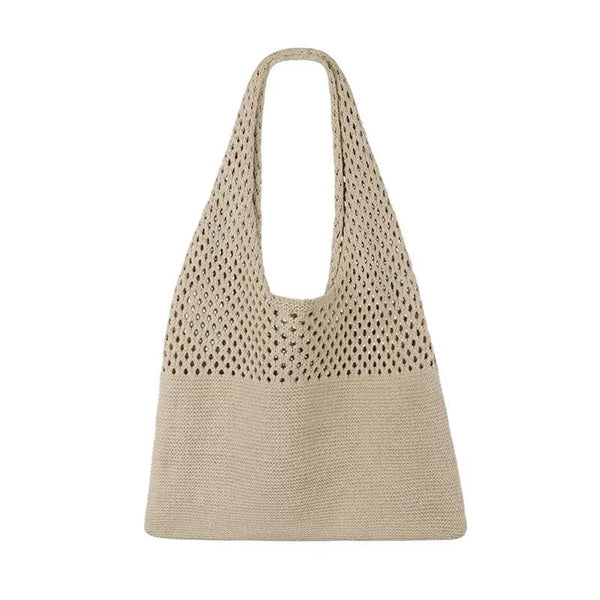 Crochet Mesh Beach Tote Bag