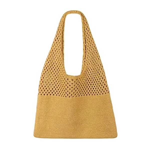 Crochet Mesh Beach Tote Bag