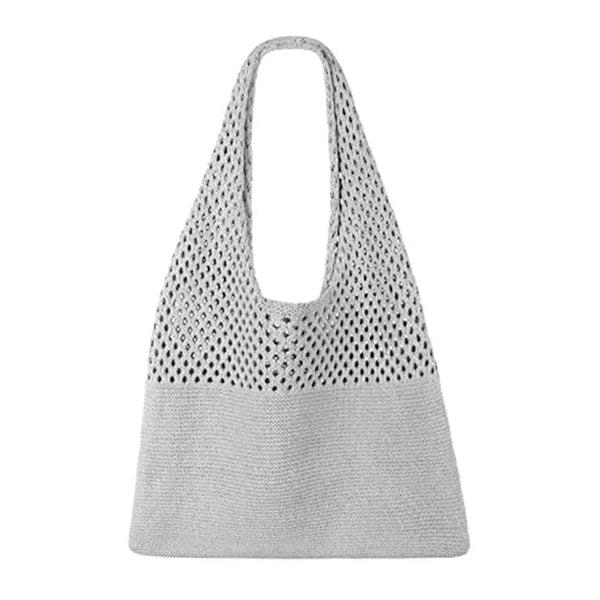 Crochet Mesh Beach Tote Bag