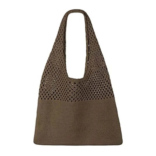 Crochet Mesh Beach Tote Bag