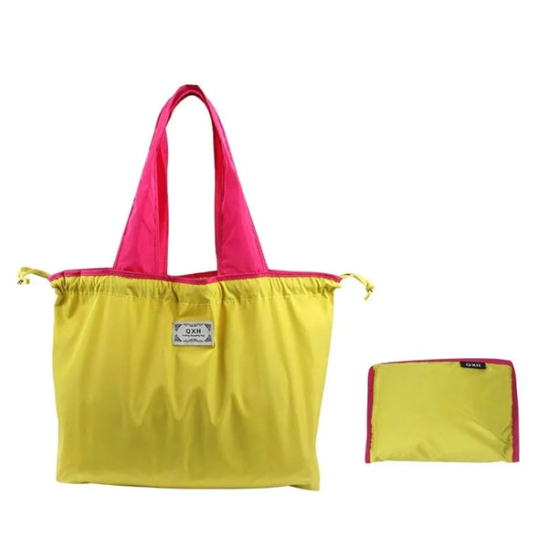 Drawstring Oxford Folding Shopping Bag