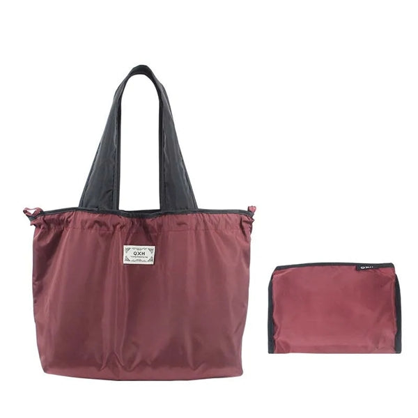 Drawstring Oxford Folding Shopping Bag