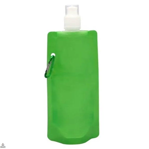 16 Oz Foldable Water Bottle w/Carabiner