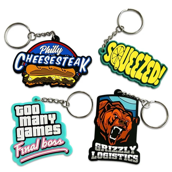 3D Soft PVC Keychains