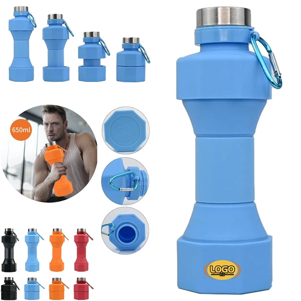 Collapsible Dumbbell Water Bottle Foldable