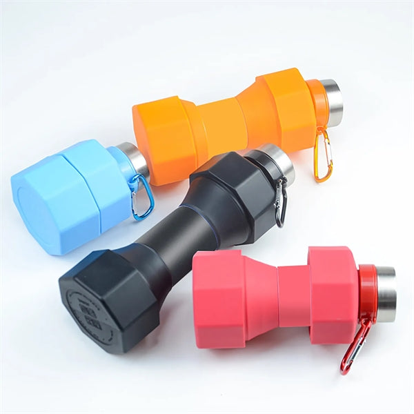 Collapsible Dumbbell Water Bottle Foldable
