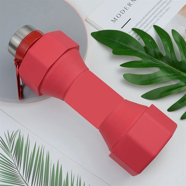 Collapsible Dumbbell Water Bottle Foldable