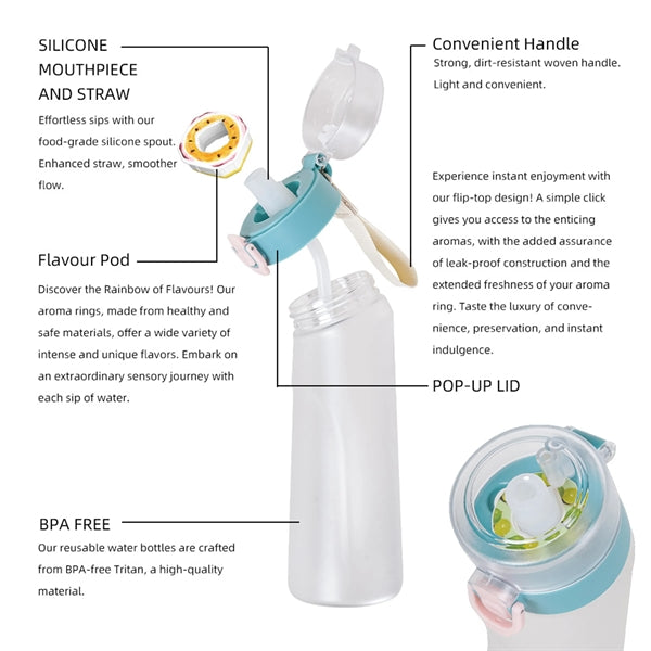 Air Water Bottle With Flavor Pods