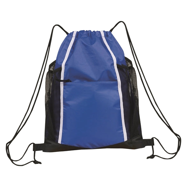 Drawstring Sports Pack w/Bottle Pockets