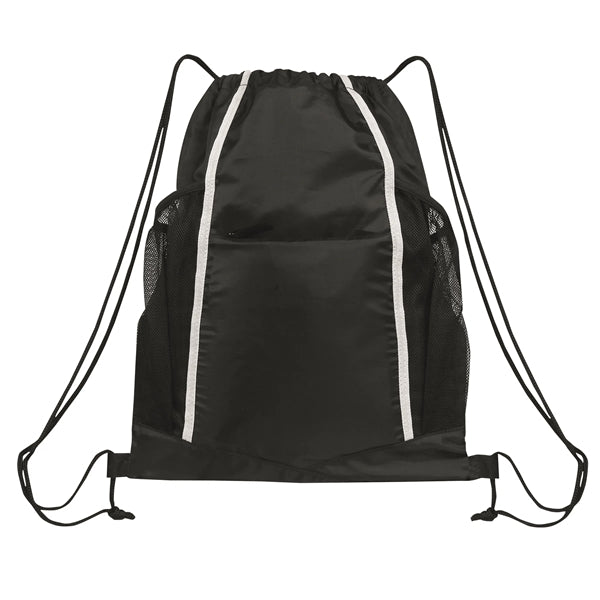 Drawstring Sports Pack w/Bottle Pockets