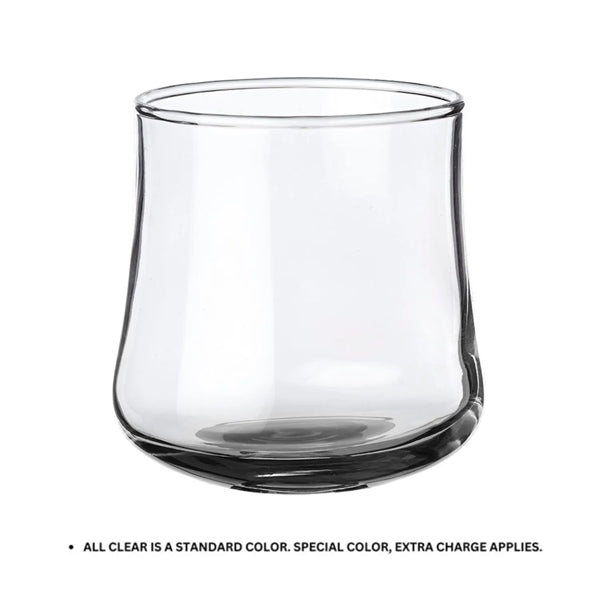 Elegant Rose Bud Stemless Glass, 11 oz.