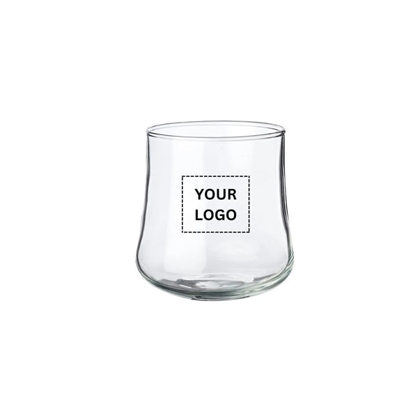 Elegant Rose Bud Stemless Glass, 11 oz.