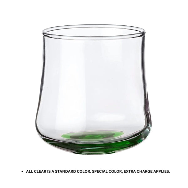 Elegant Rose Bud Stemless Glass, 11 oz.