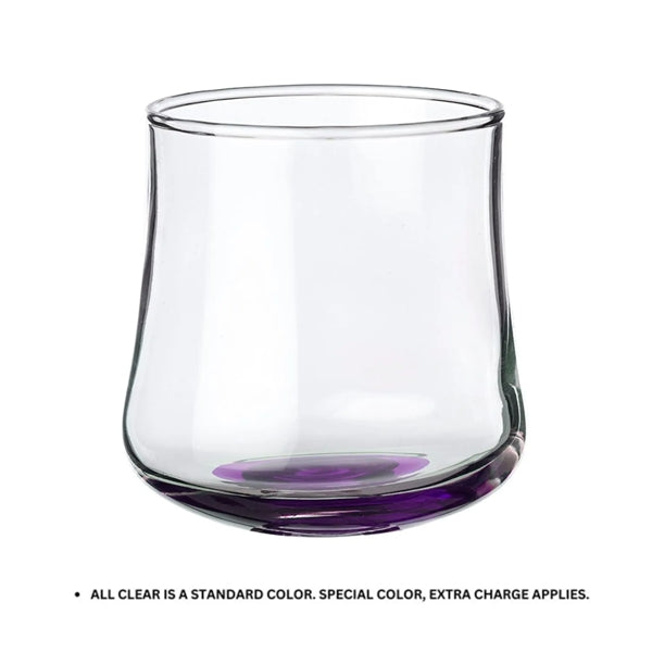 Elegant Rose Bud Stemless Glass, 11 oz.