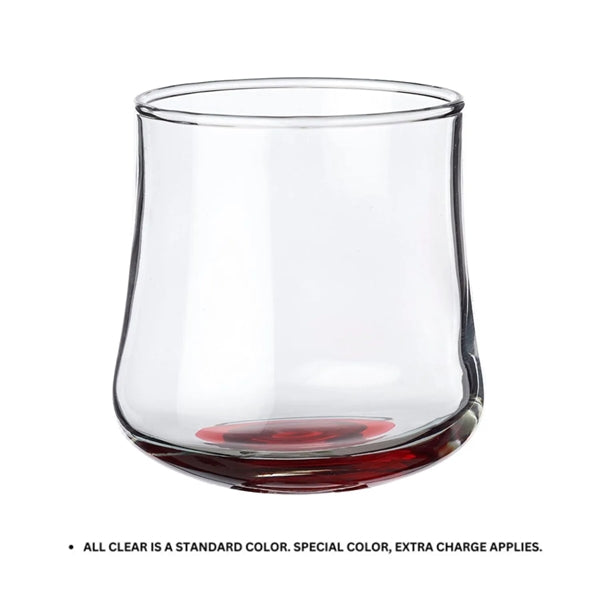 Elegant Rose Bud Stemless Glass, 11 oz.