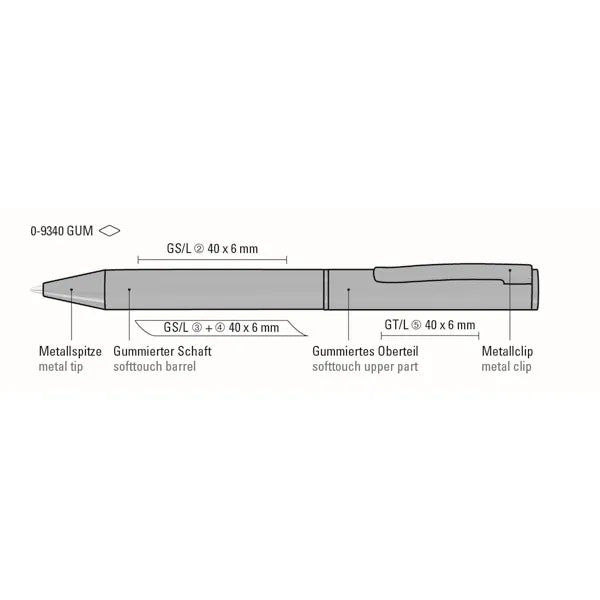 MOOD GUM Twist-Action Pen