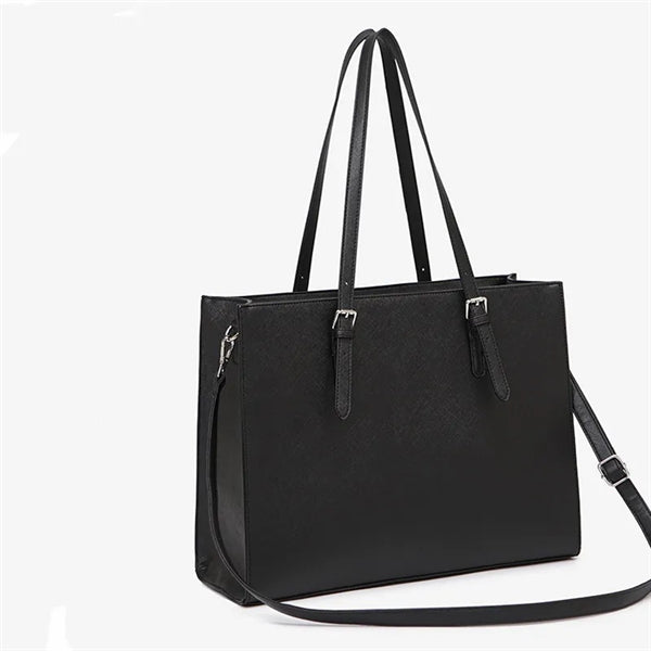 Stylish Leather Laptop Tote Bag for Professionals.
