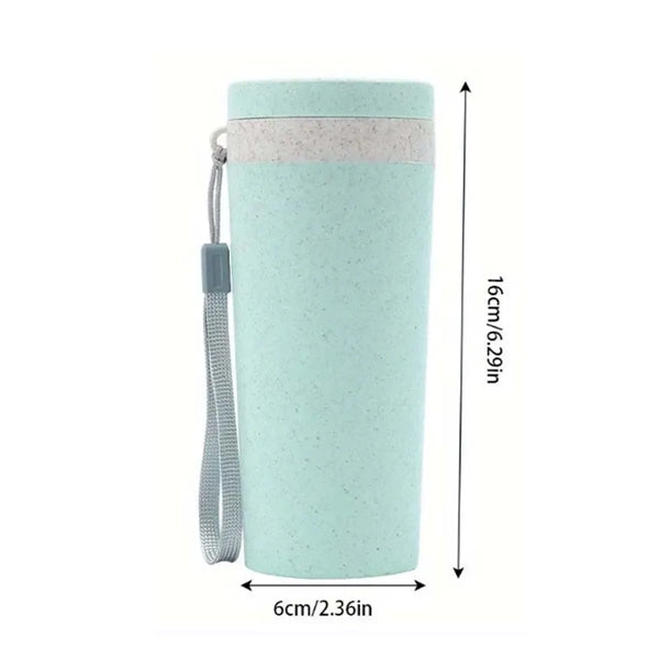 Shatter Resistant Durable Portable Wheat Straw Cup