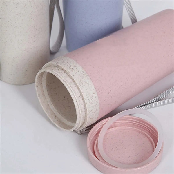 Shatter Resistant Durable Portable Wheat Straw Cup
