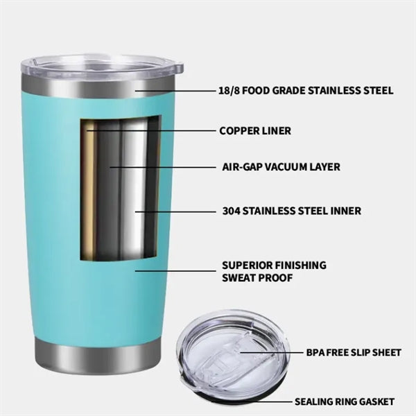 20Oz Vacuum Insulated Travel Coffee Mug