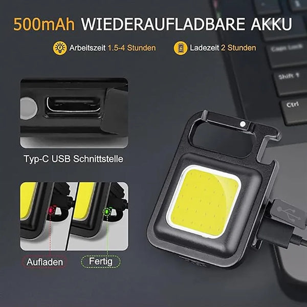 Mini Multifunctional COB Keychain Work Light