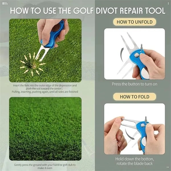 Divot Tool With Ball Marker