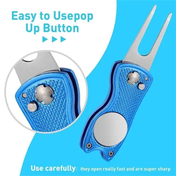 Divot Tool With Ball Marker